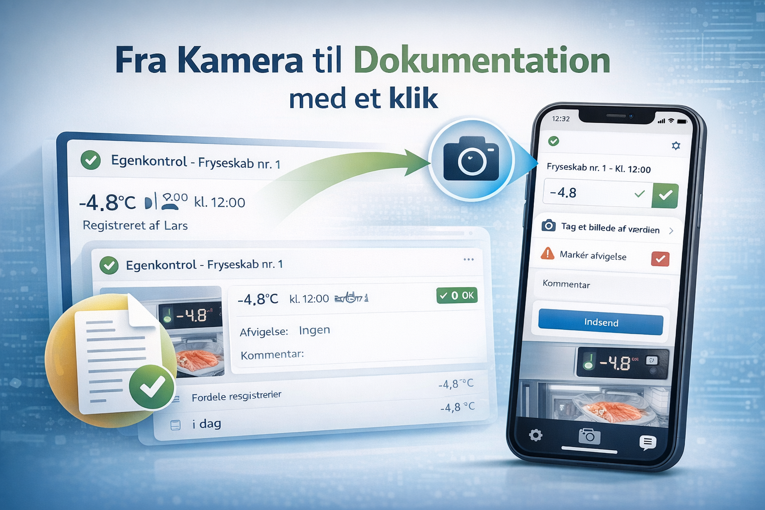 Kontrol og dokumentation i køkkenet